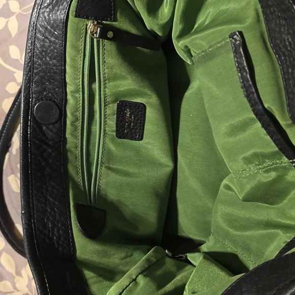 Kate Spade Westburry Bess Black Pebbled Leather Shoulder Drawstring Bag - Picture 3 of 6